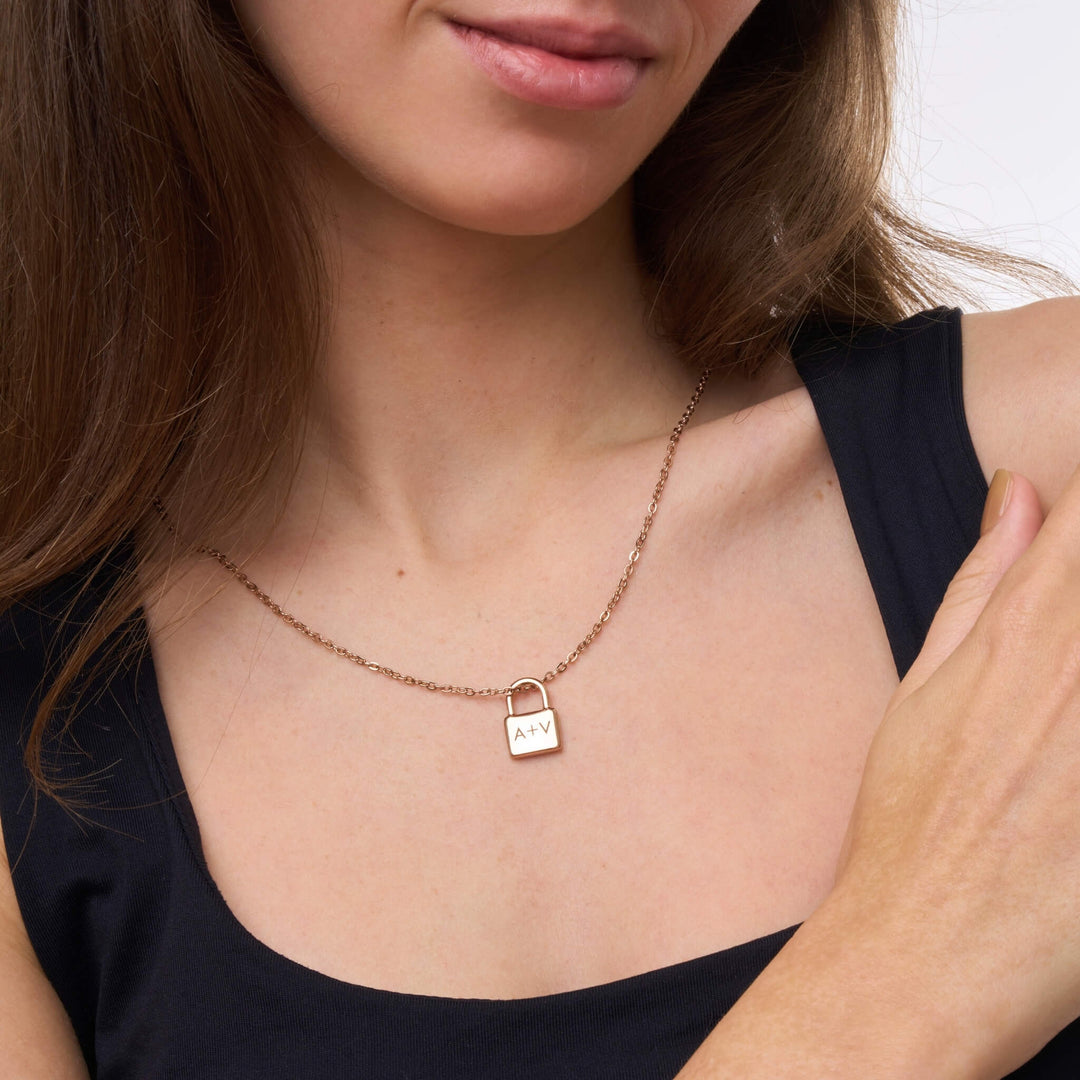 Personalised Lock Necklace